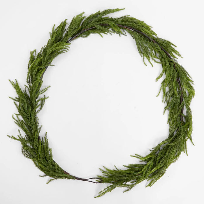 Cypress Real Touch Garland Green 270cm