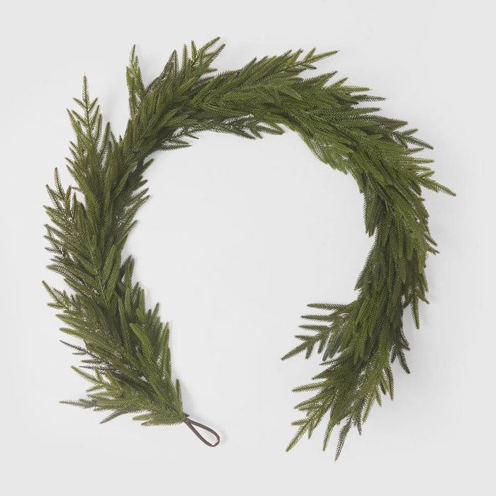 Cypress Real Touch Garland Green Long 180cm Pack of 4