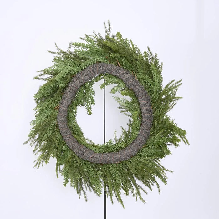 Cypress Wreath Mixed Green 91cm