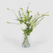 Artificial Dahlia Eucalyptus Mixed Arrangement in Vase 60cm White - FLORA DESIGNS