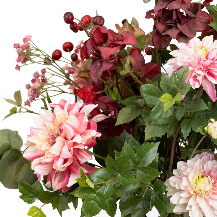 Dahlia Mixed Arrangement in Glass 64cm