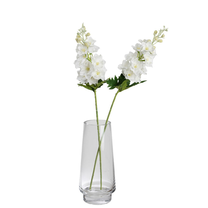 Delphinium Stem White 72cm Real Touch Pack of 6