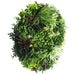 Slimline Artificial Green Wall Disc Art Colour 80cm - FLORA DESIGNS