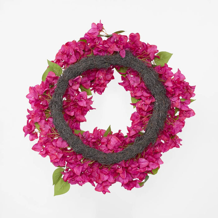 Dolce Vita Bougainvillea Wreath Red 66cm