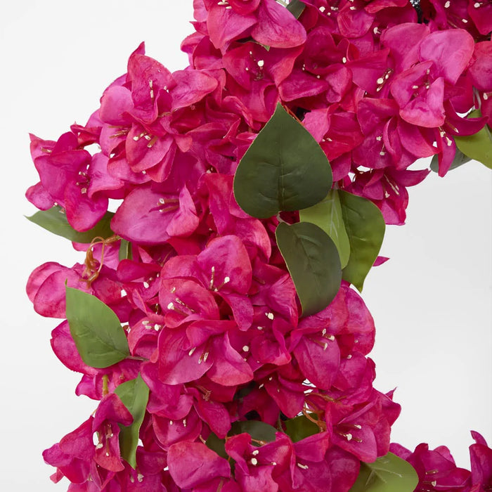 Dolce Vita Bougainvillea Wreath Red 66cm