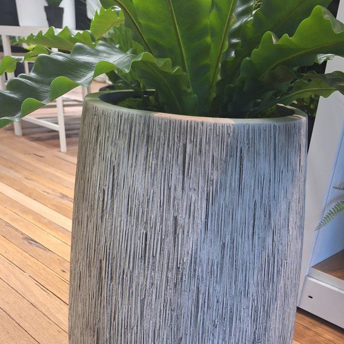 Elias Pot Moss White 70cm