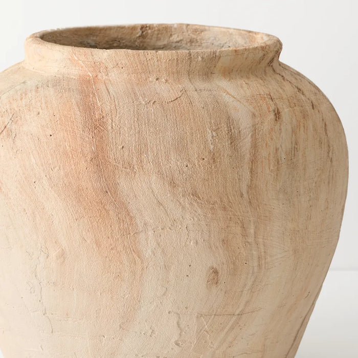 Elowen Pot Oak Brown, 30cm
