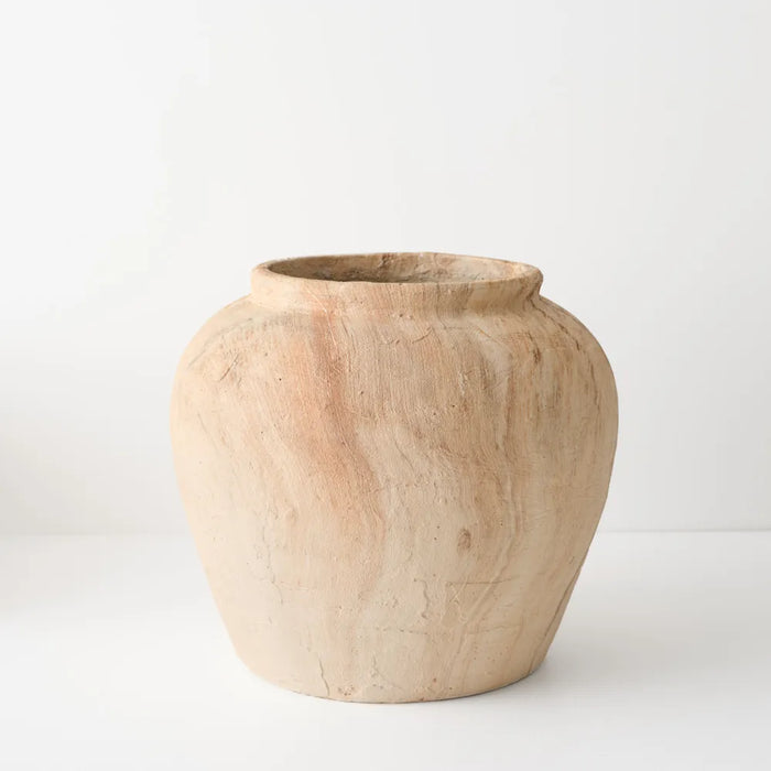 Elowen Pot Oak Brown, 30cm