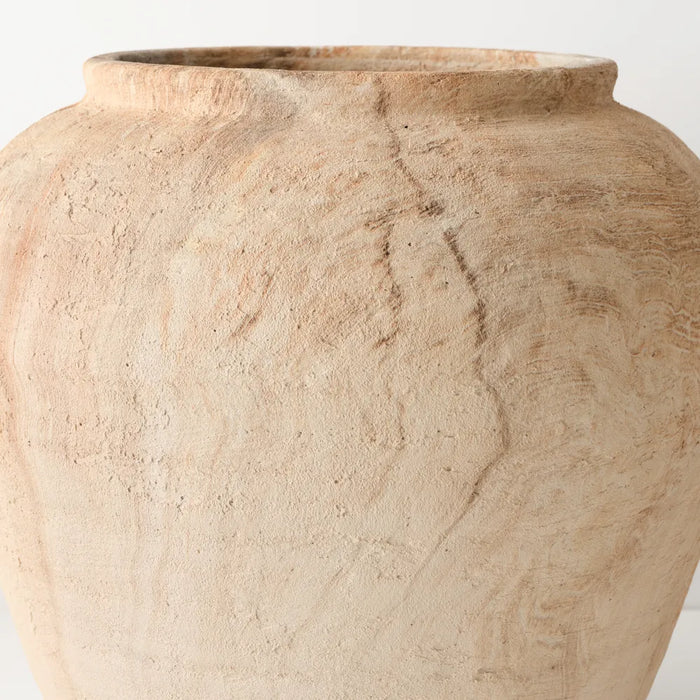 Elowen Pot Oak Brown, 38cm