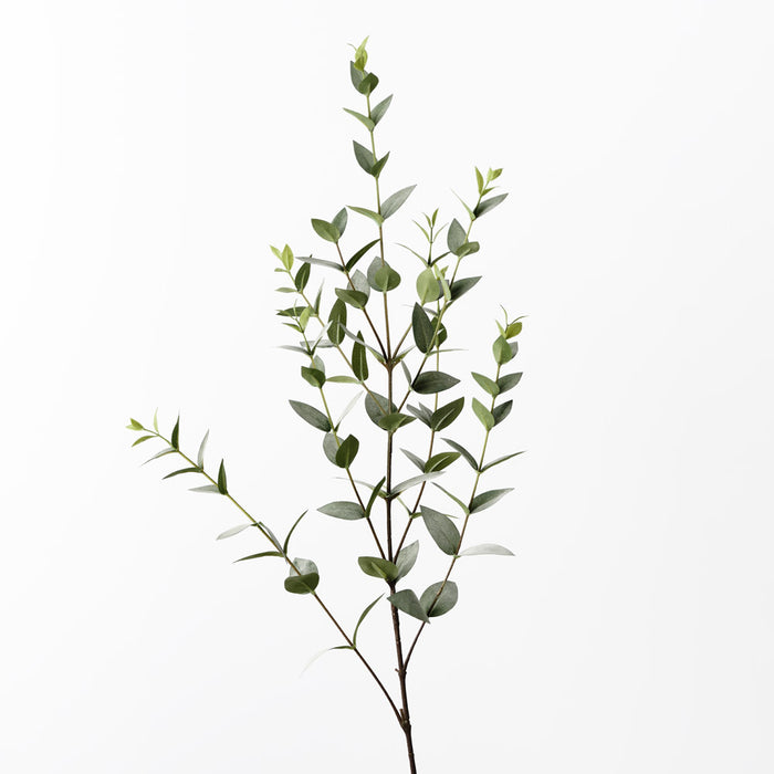 Eucalyptus Mini Leaf Spray Grey Green 91cm Set of 24