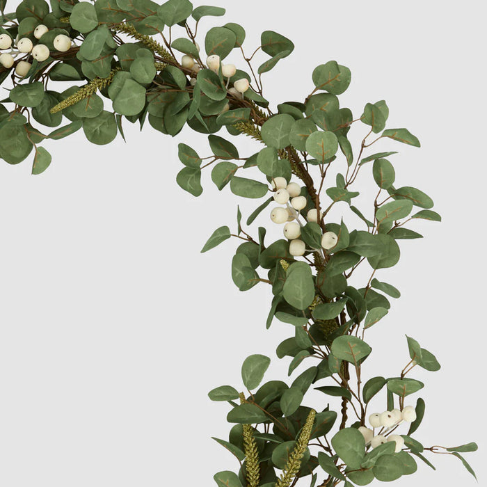 Eucalyptus White Berry Garland 180cm Pack of 2