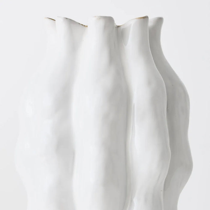 Eudora Vase 46cm Winter White