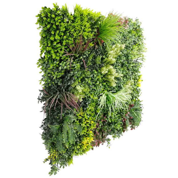 Luxury Evergreen Rainforest Recycled Vertical Garden Green Wall UV Resistant 100cm x 100cm