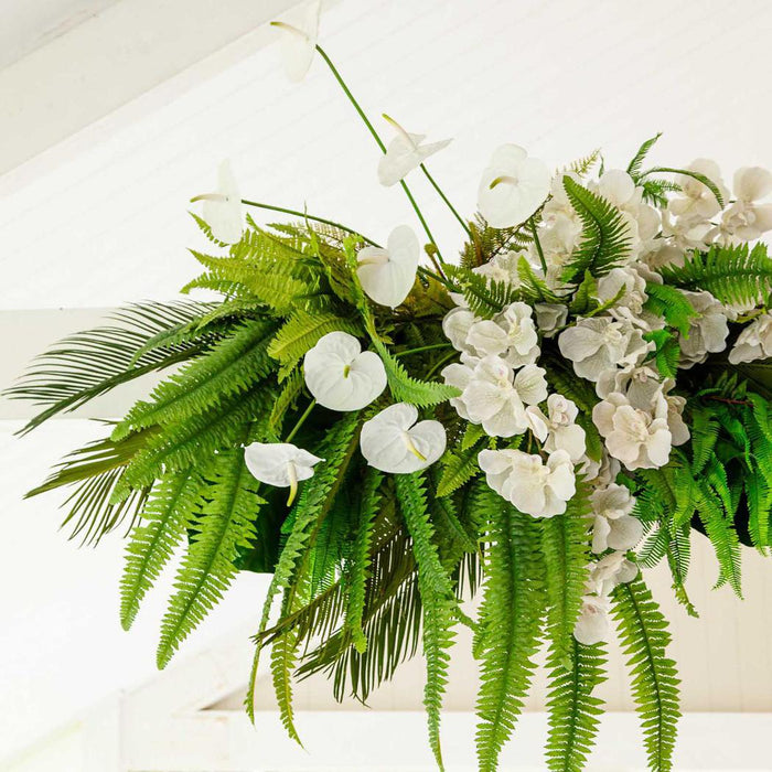 Artificial Boston Fern Bush 63cm Green - FLORA DESIGNS