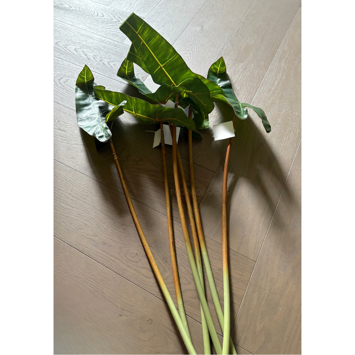 Philodendron Leaf Green 81cm Set of 12