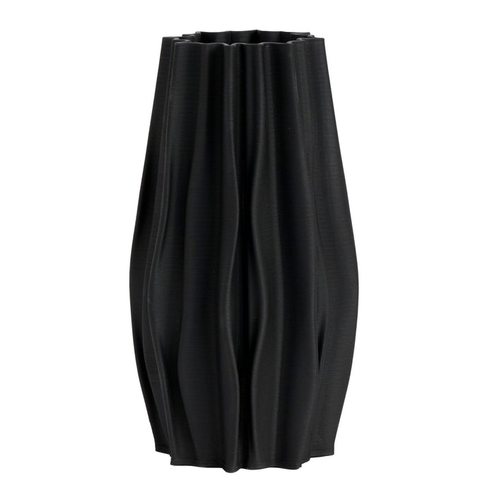 Fern Black Vase 30cm