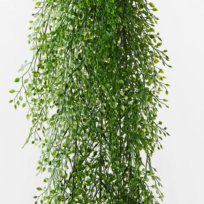 Fern Button Hanging Bush Green 193cm Set of 6