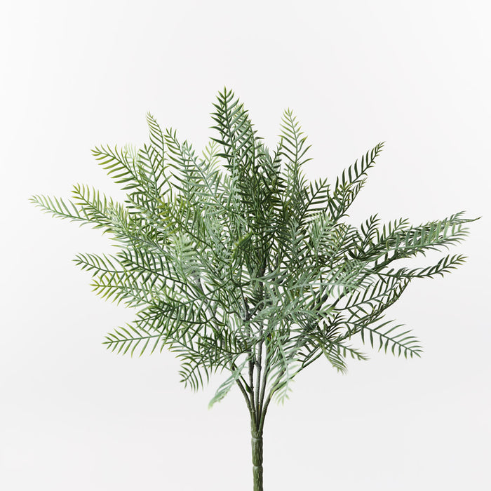 Fern Coral Bush Grey Green 36cm Pack of 12