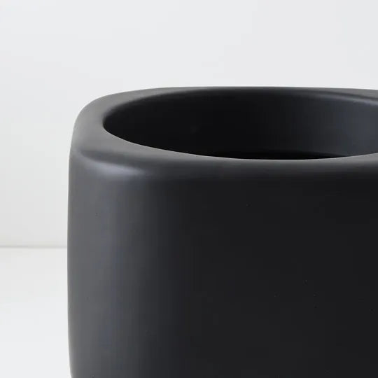 Flint Pot Black 35cm