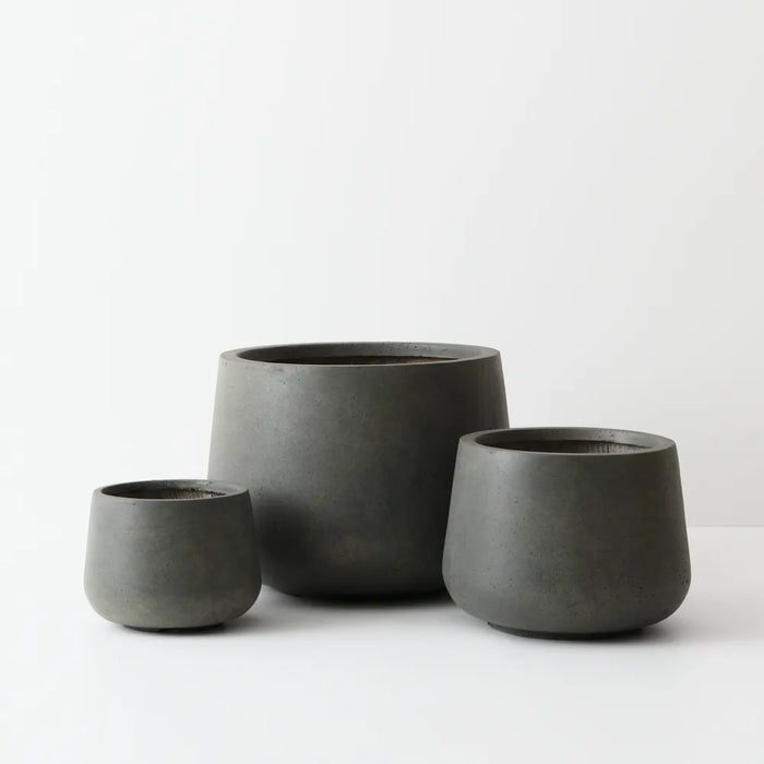 Forge Pot Olive Green 30cm Set of 3