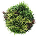 Slimline Artificial Green Wall Disc Art Grassy Fern 80cm - FLORA DESIGNS