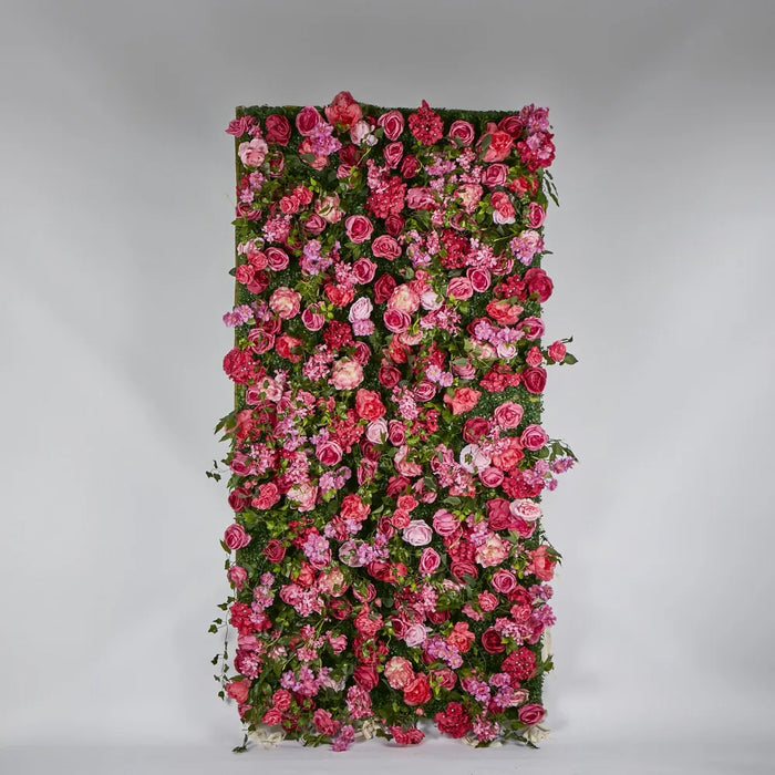 Fuchsia Hot Pink Rose Camelia Blossom Wall 120cm x 240cm