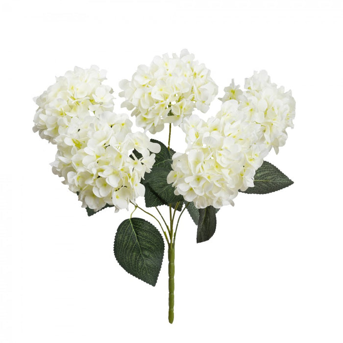 Hydrangea Bush Cream 40cm - Set of 6