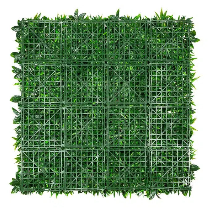 Luxury Snowy White Vertical Garden Green Wall UV Resistant 100cm