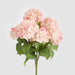 Artificial Hydrangea Bush with 7 Heads Pink 52cm Pink - FLORA DESIGNS