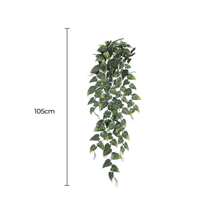 Hanging Artificial Pothos Philodendron Plant 105cm - FLORA DESIGNS