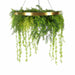 Imitation Gold Artificial Hanging Green Wall Disc (Limited Edition) Foliage 80cm - FLORA DESIGNS