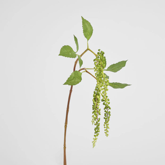 Hanging Berry Spray Green 70cm Pack of 12