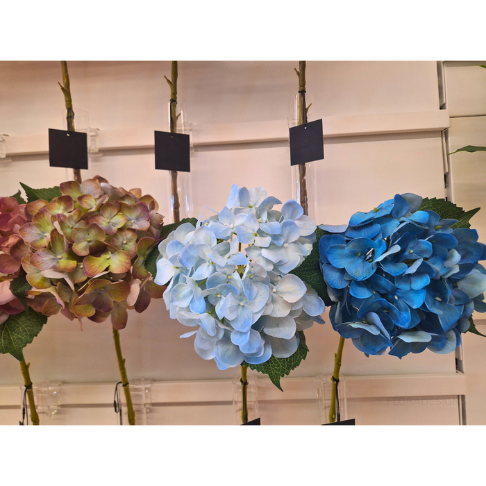 Hydrangea Blue 63cm Set of 12