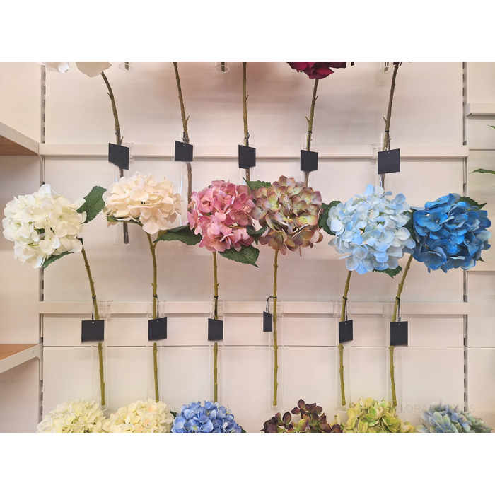 Hydrangea Light Blue 63cm Set of 12