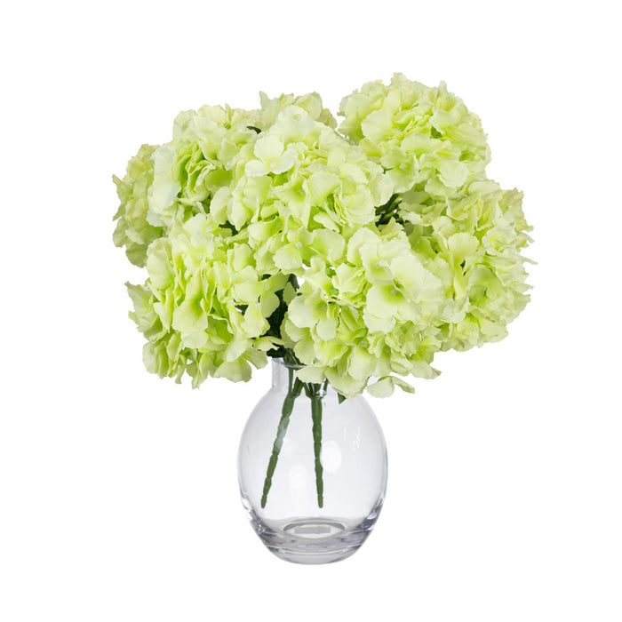 Hydrangea Bush Green 45cm Set of 12