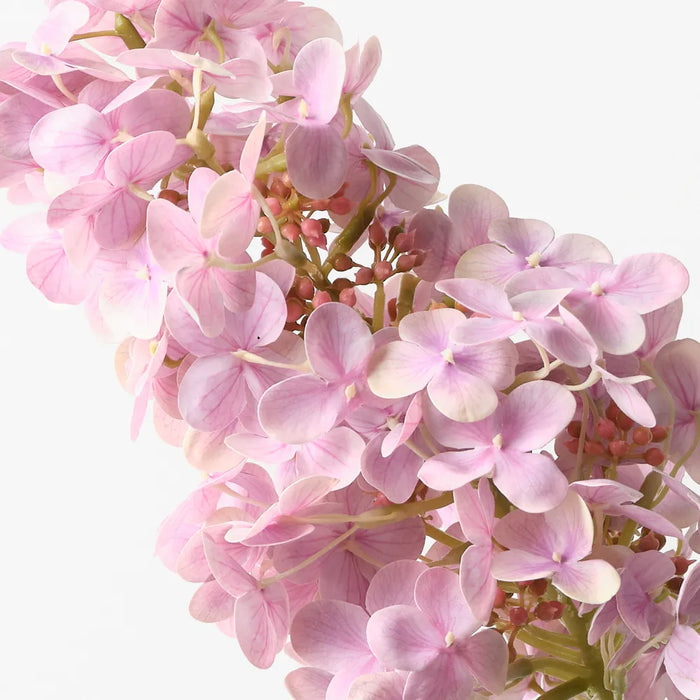 Hydrangea Cone Stem Dusty Pink, 74cm Pack of 12