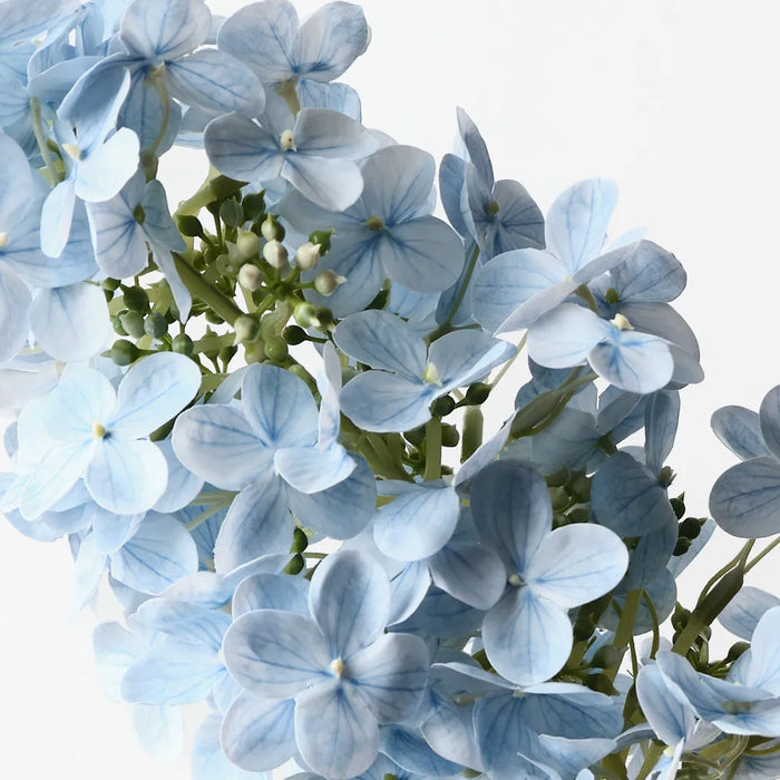 Hydrangea Cone Stem Light Blue, 74cm Pack of 12