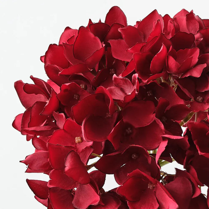 Hydrangea Dark Red 47cm Set of 12