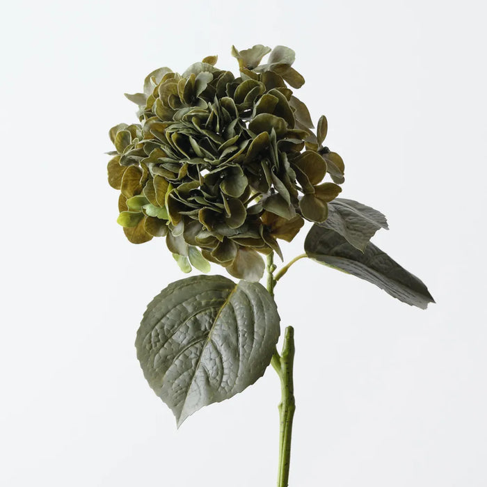 Hydrangea Stem Small Olive Green, 66cm Pack of 12
