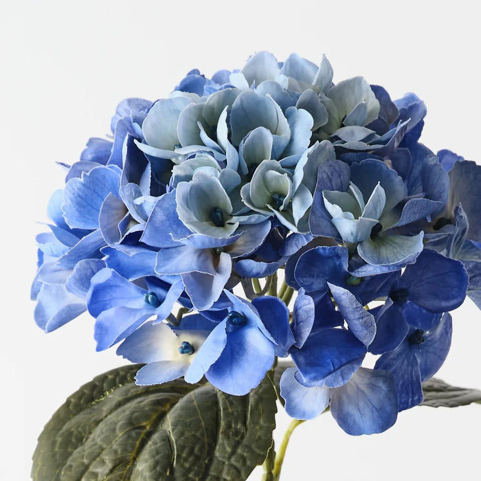 Hydrangea Stem Small Royal Blue, 66cm Pack of 12