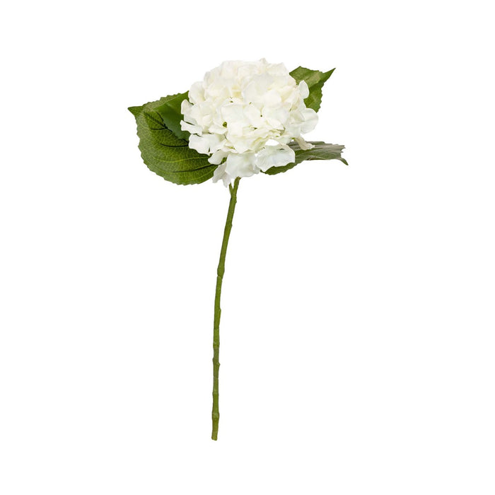 Hydrangea White 63cm Real Touch Pack of 6