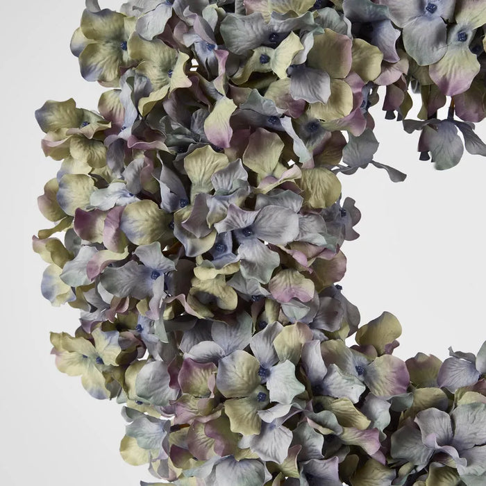 Hydrangea Wreath Blue 45cm