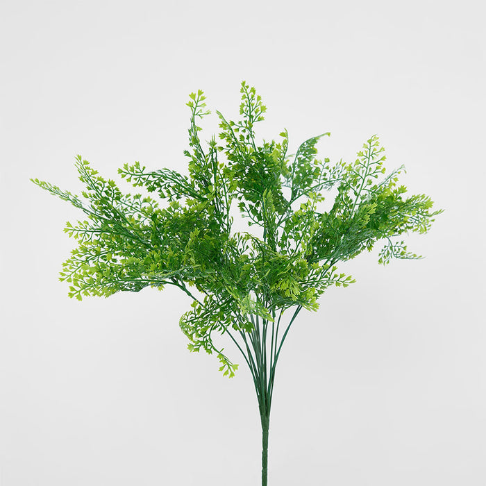 Artificial Maidenhair Fern Bush 32cm Green - FLORA DESIGNS