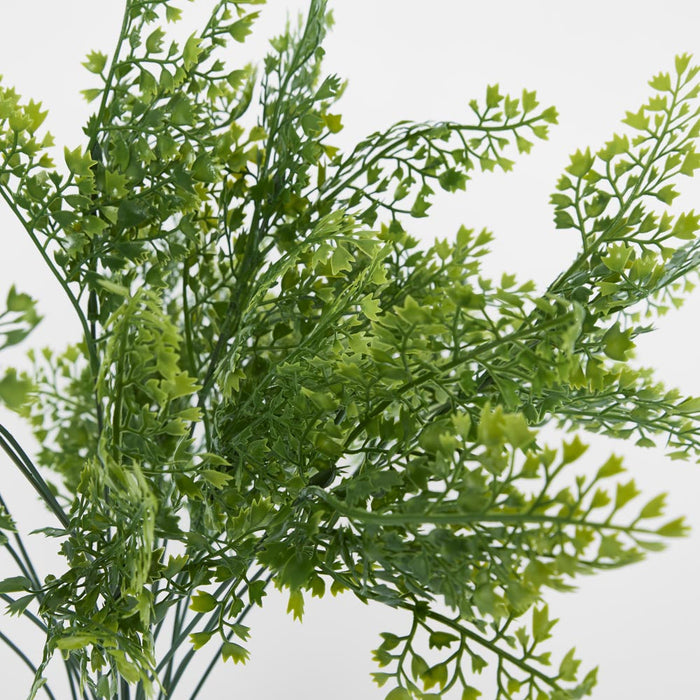 Artificial Maidenhair Fern Bush 32cm Green - FLORA DESIGNS