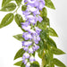 Artificial Wisteria Garland Purple 200cm Purple - FLORA DESIGNS