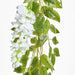 Artificial Wisteria Garland White 200cm White - FLORA DESIGNS