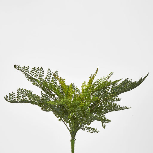 Artificial Lace Fern Bush 45cm Green - FLORA DESIGNS