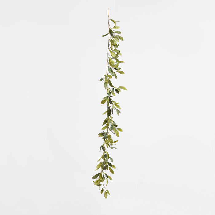 Artificial Laurel Leaf Garland 180cm Green - FLORA DESIGNS