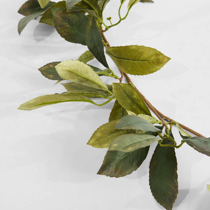 Artificial Laurel Leaf Garland 180cm Green - FLORA DESIGNS