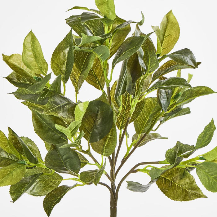 Artificial Camellia Leaf Bush X 7 68 Leaves 33cm Green - FLORA DESIGNS